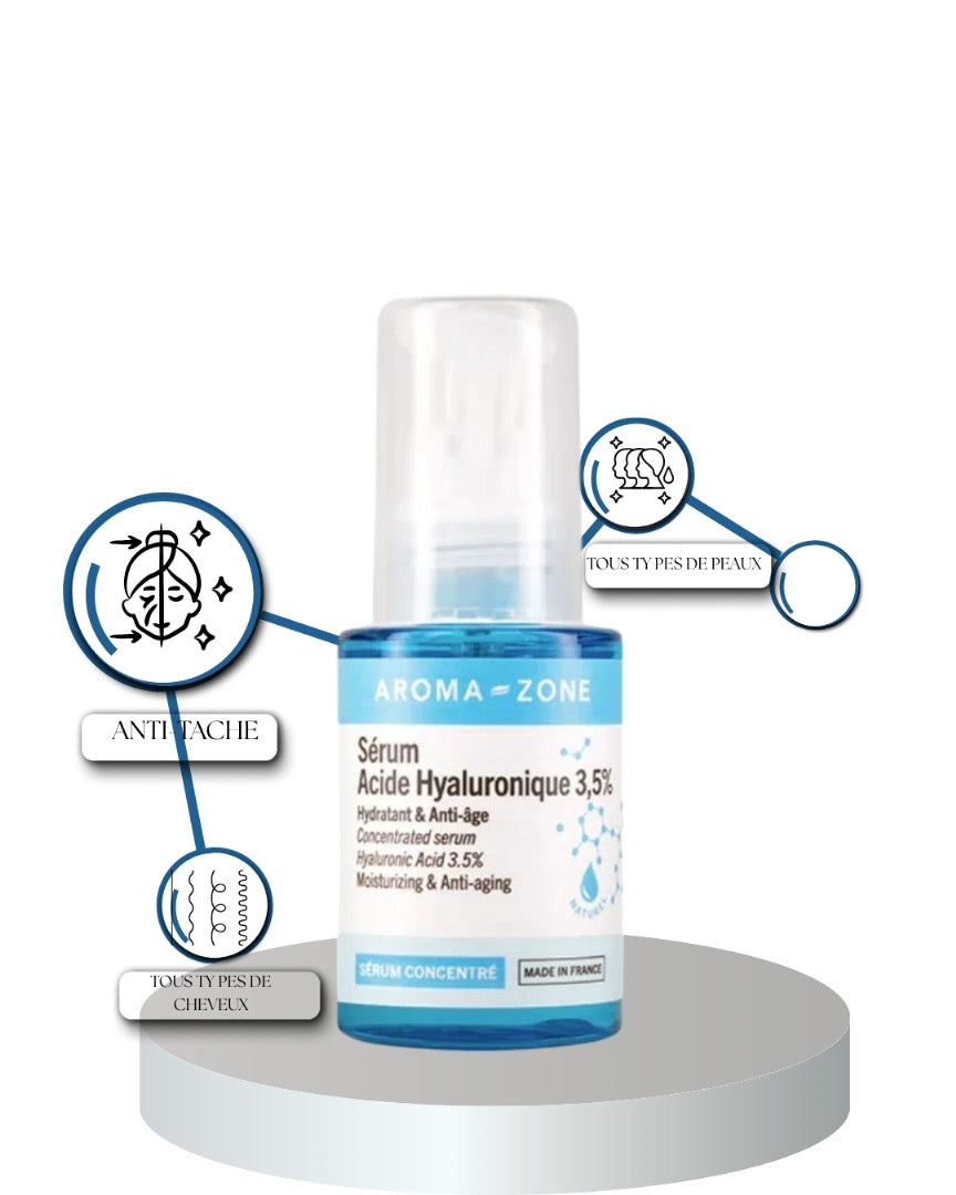 AROMA ZONE                                          Sérum concentré d'Acide hyaluronique 3,5% 30 ml