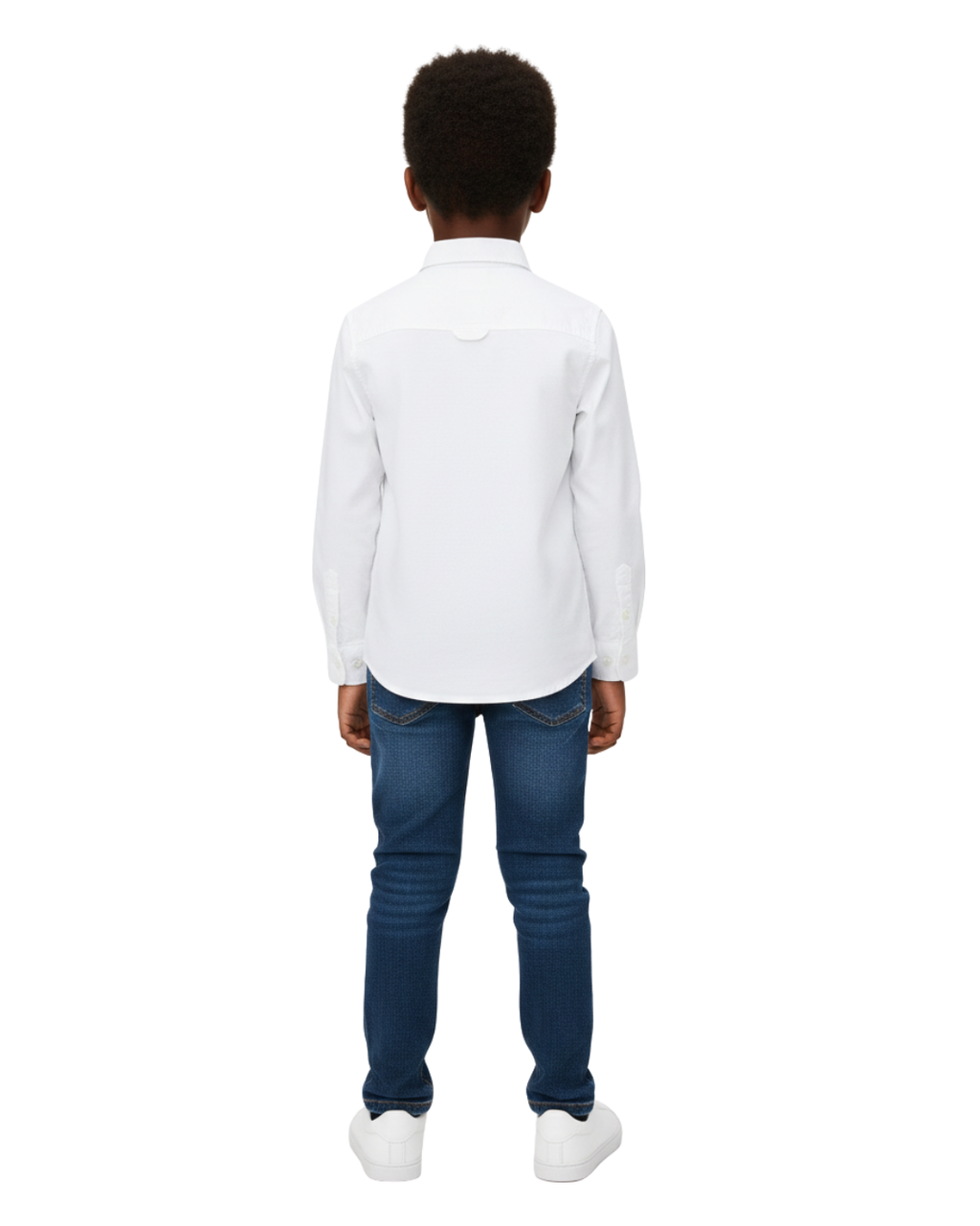 ORCHESTRA Chemise manches longues blanche unie pour garçon