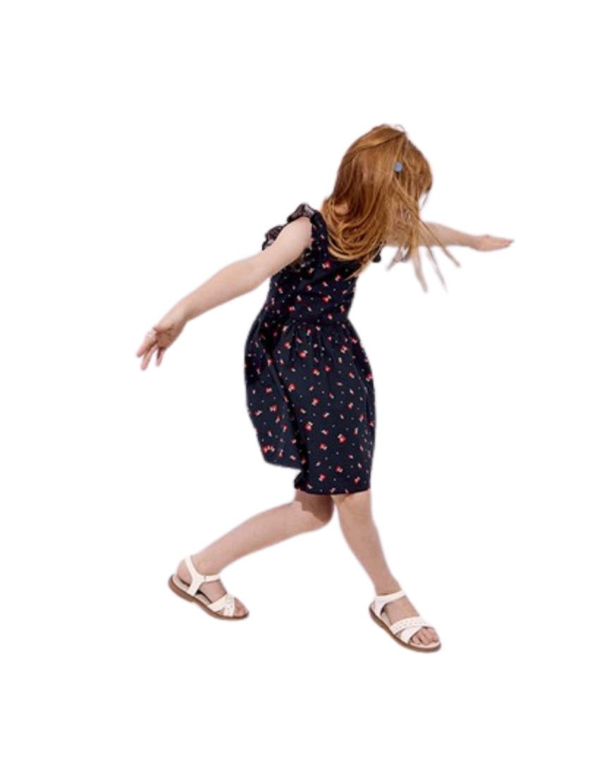 ORCHESTRA Robe manches courtes volantées imprimé floral pour fille