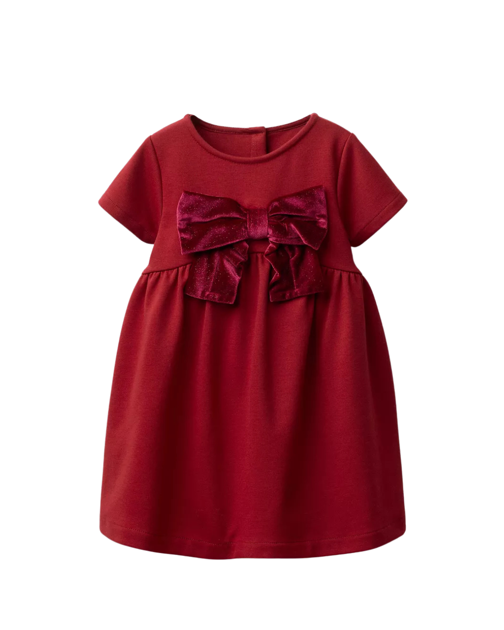 ZARA ROBE EN PONTE DE ROME AVEC NŒUD EN VELOURS