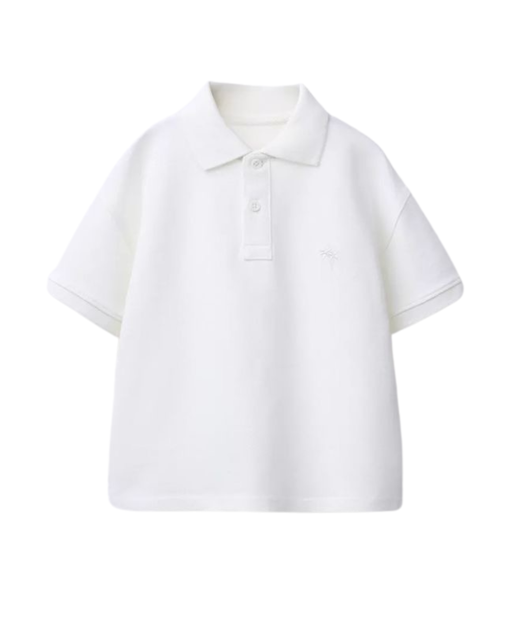 ZARA POLO BASIQUE UNI BLANC