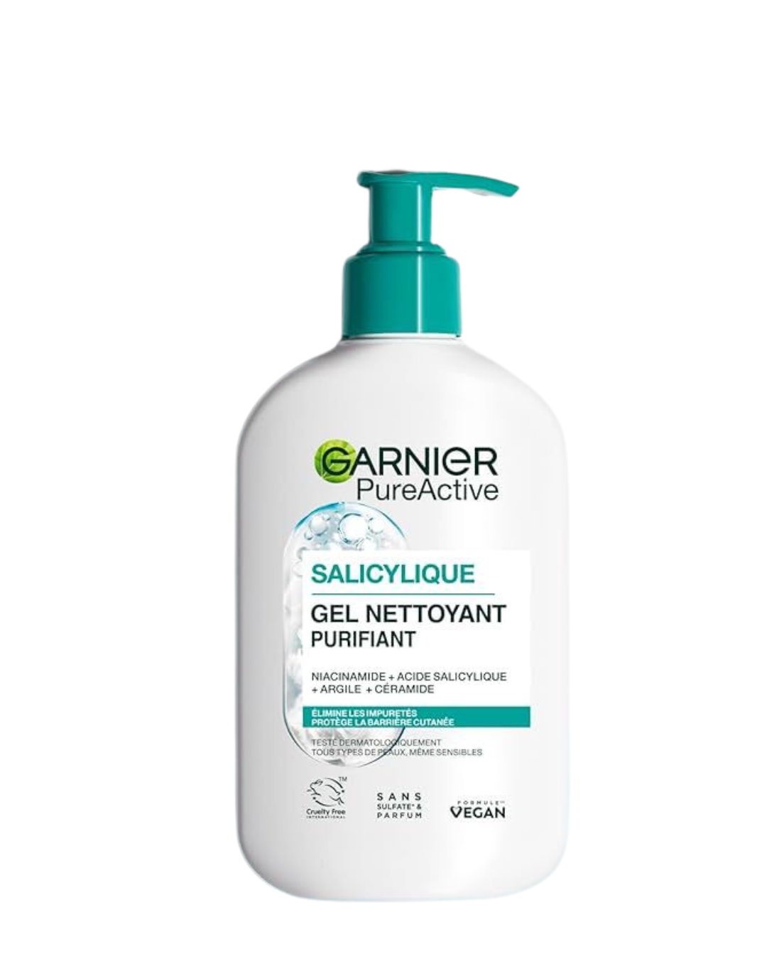 GARNIER Pure Active - Gel Nettoyant Purifiant Salicylique