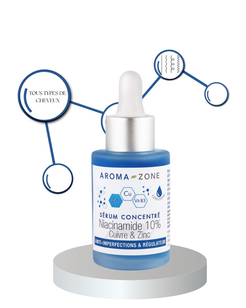 AROMA ZONE                                         Sérum concentré Niacinamide 10%, Cuivre & Zinc 30 ml