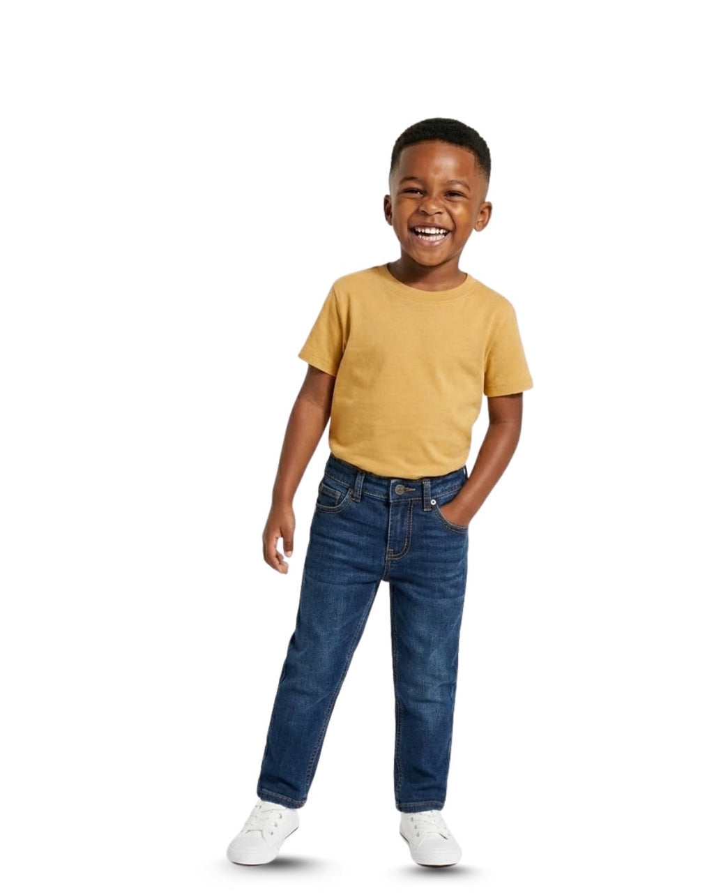 ORCHESTRA Jean slim en denim avec coutures contrastées pour garçon