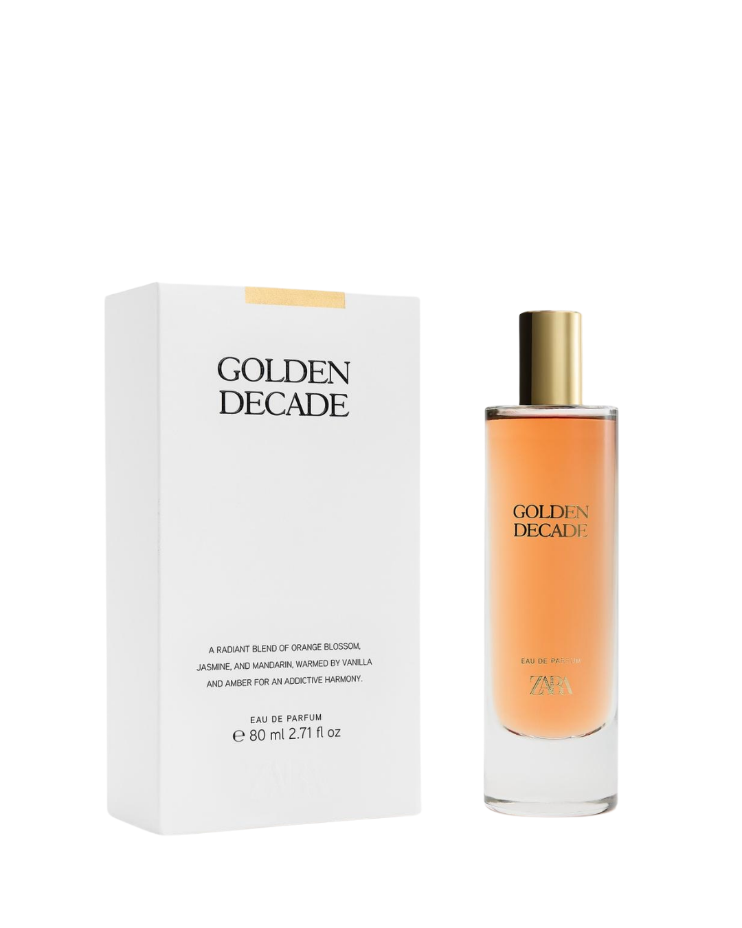 ZARA GOLDEN DECADE EAU DE PARFUM 80ML