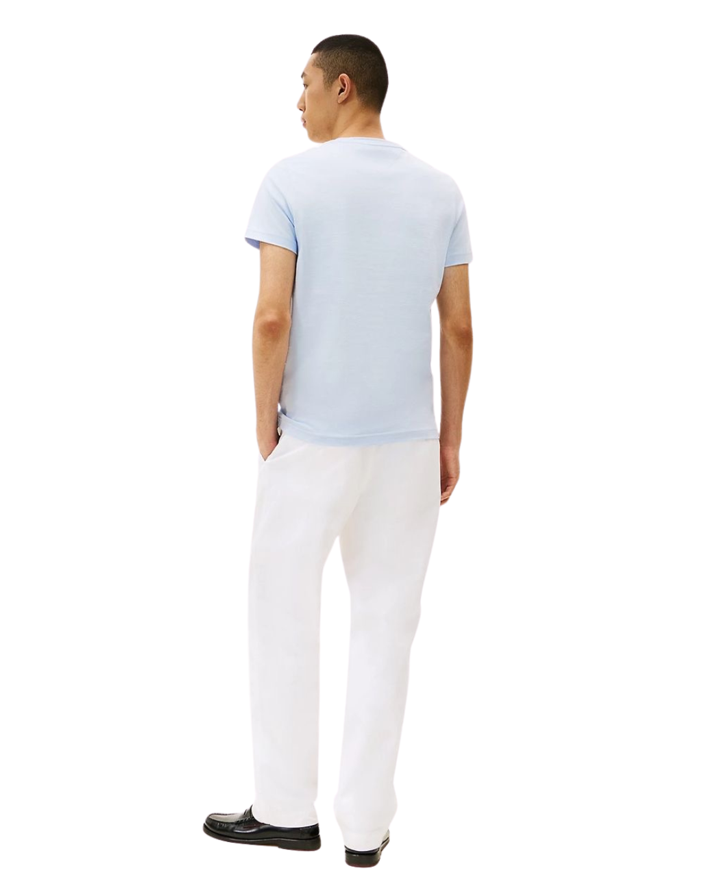 Tommy Hilfiger T-shirt ajusté en jersey à logo brodé
Bleu ciel