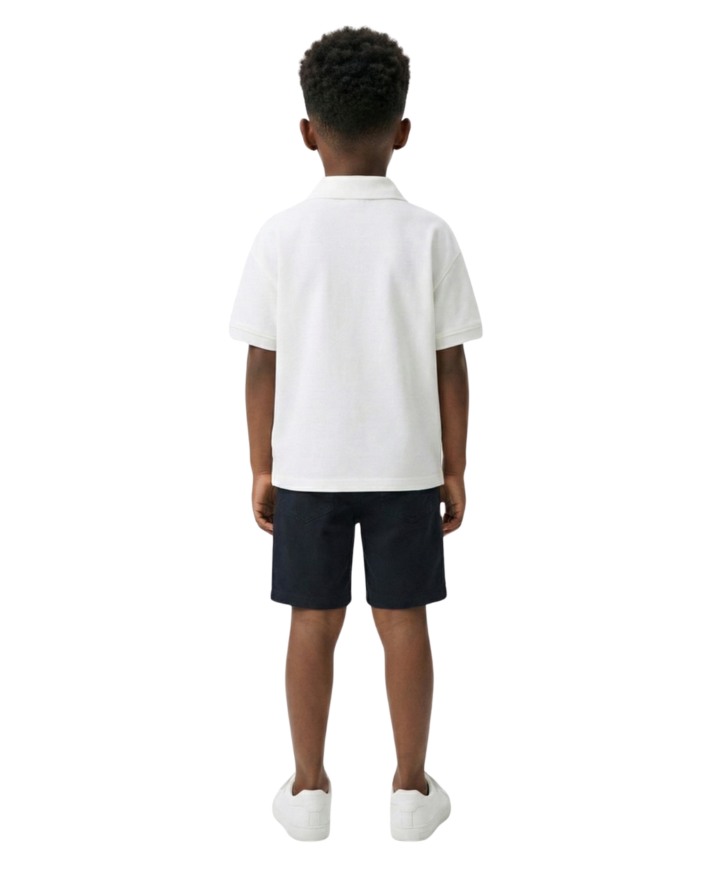 ZARA POLO BASIQUE UNI BLANC