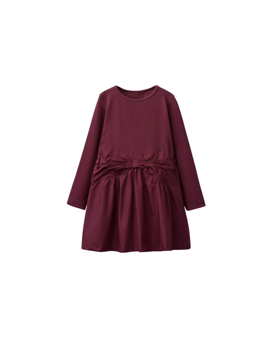 ZARA ROBE CÔTELÉE BIMATIÈRE À NŒUD
