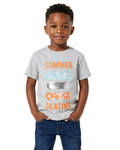 ORCHESTRA T-shirt manches courtes print et sequins magiques skate pour garçon