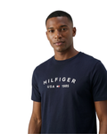TOMMY HILFIGER 
FATHERS DAY TEE - T-shirt imprimé - desert sky (bleu marine)