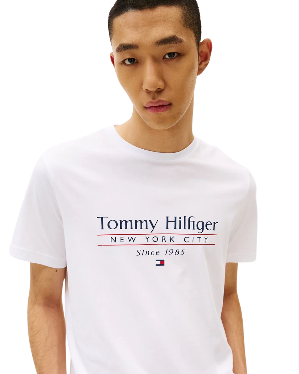 Tommy Hilfiger T-shirt à col ras-du-cou et logo
Blanc