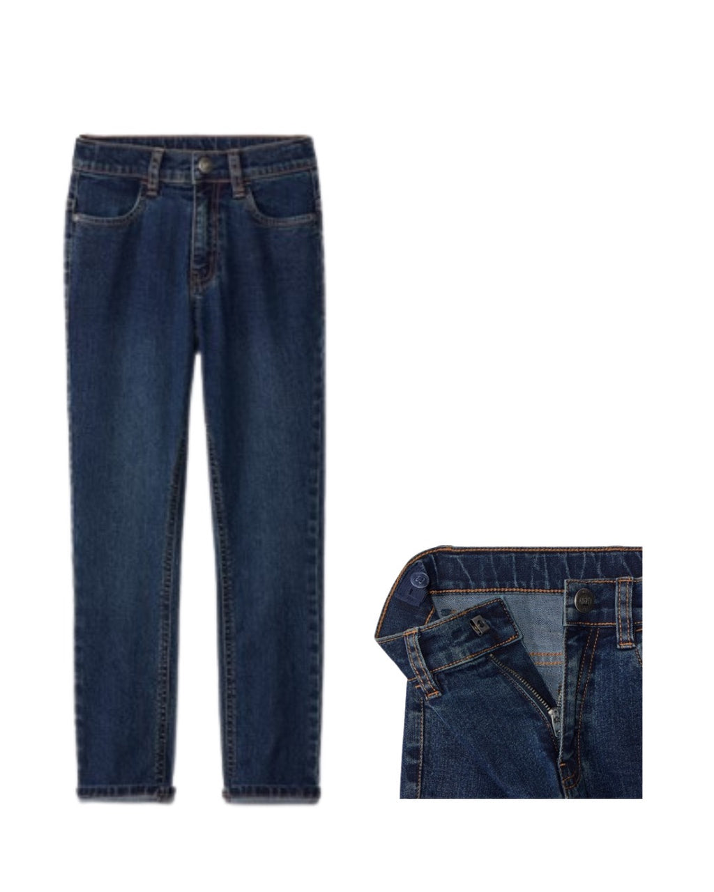 ORCHESTRA Jean slim en denim avec coutures contrastées pour garçon