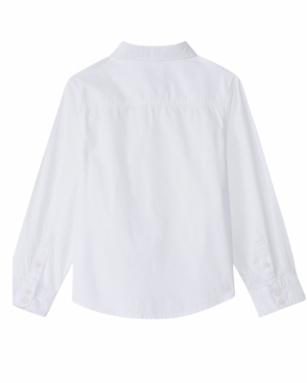 ORCHESTRA Chemise manches longues blanche unie pour garçon