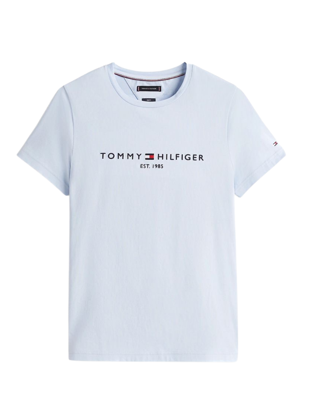 Tommy Hilfiger T-shirt ajusté en jersey à logo brodé
Bleu ciel