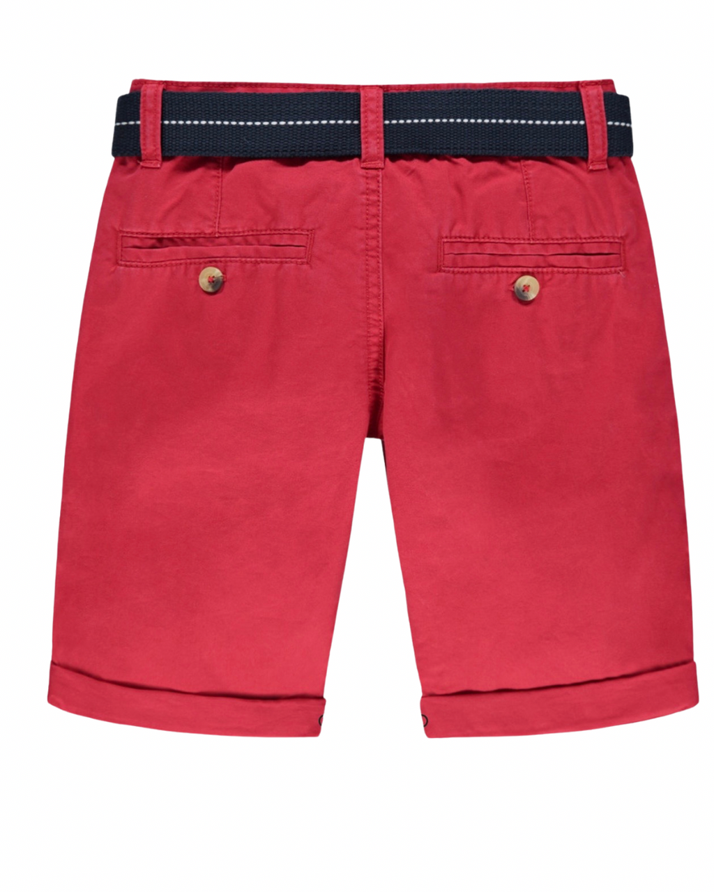 ORCHESTRA Bermuda en toile avec ceinture tissée amovible pour garçon