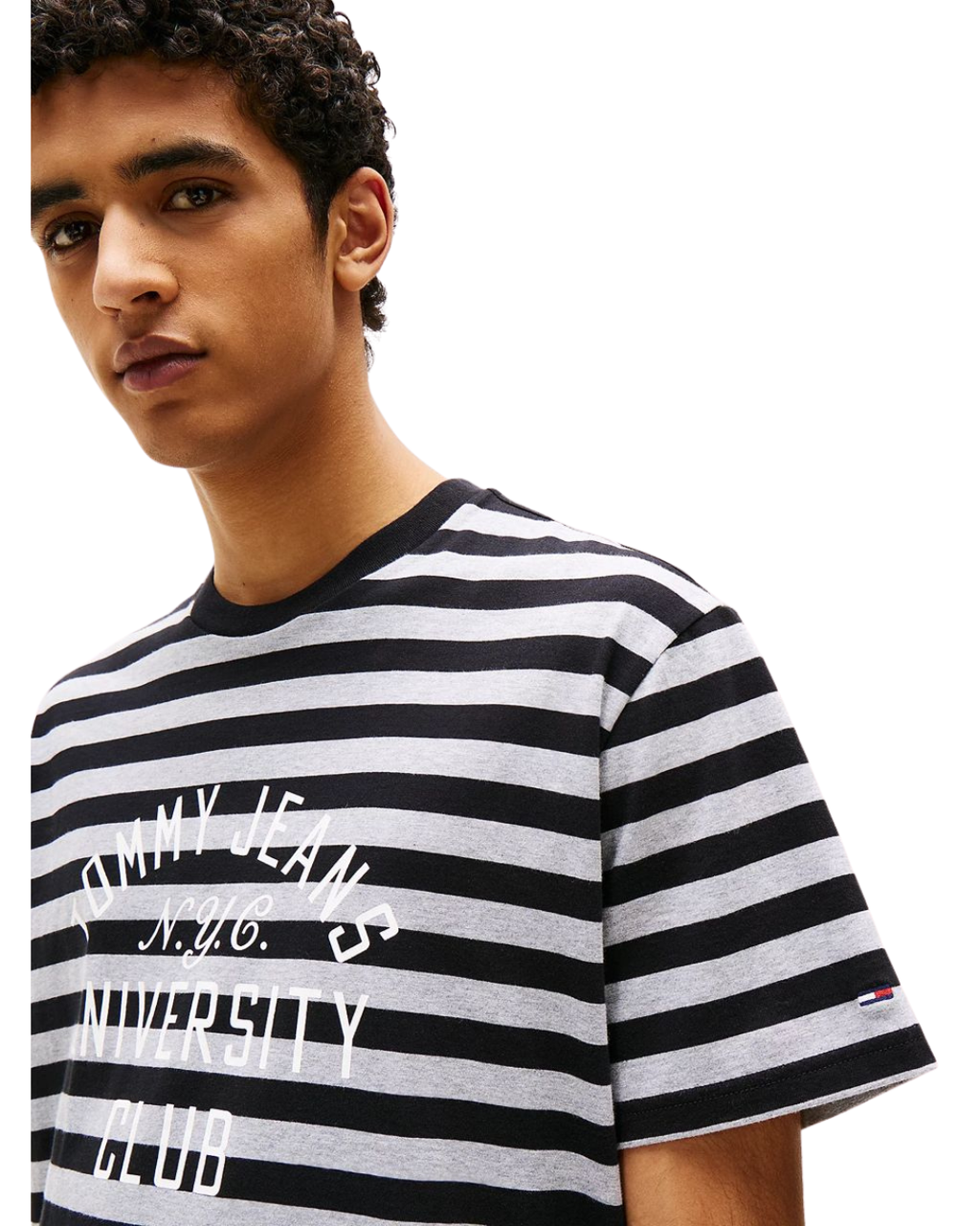 Tommy Hilfiger T-shirt décontracté à rayures
Gris et Noir