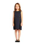 OCHESTRA Robe sans manches en toile uni pour fille