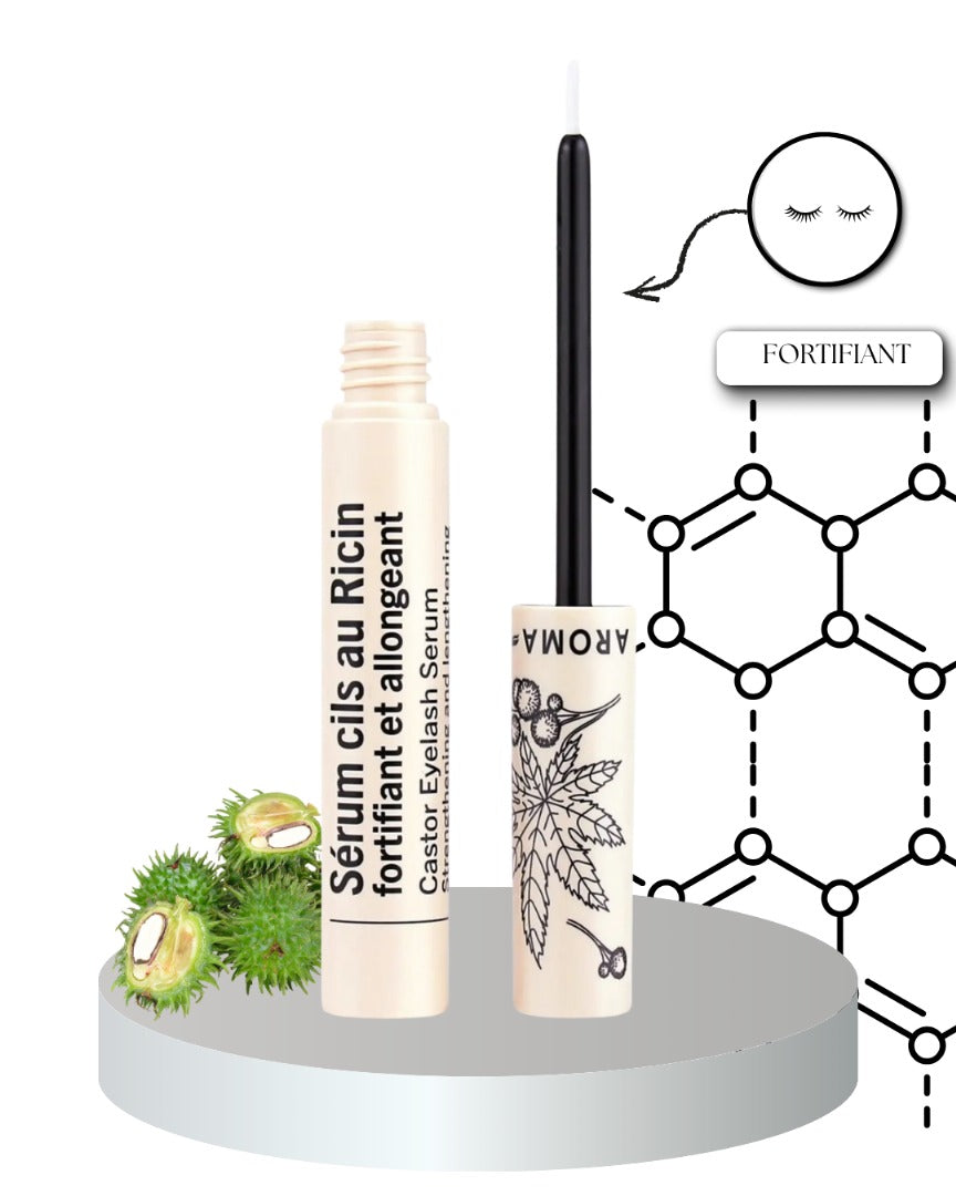 AROMA ZONE                               Sérum cils fortifiant au Ricin BIO