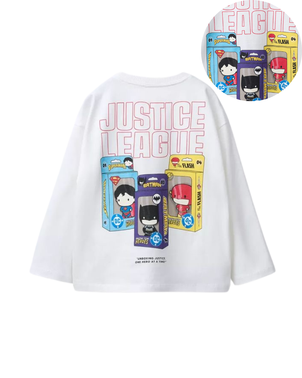 ZARA T-SHIRT JUSTICE LEAGUE DC