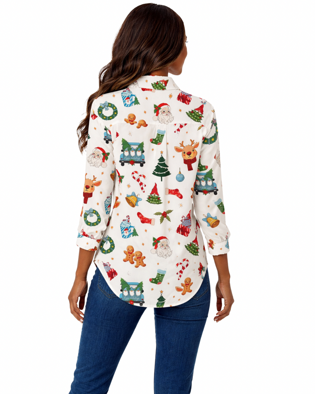 Chemise décontractée fantaisie  manches longues
