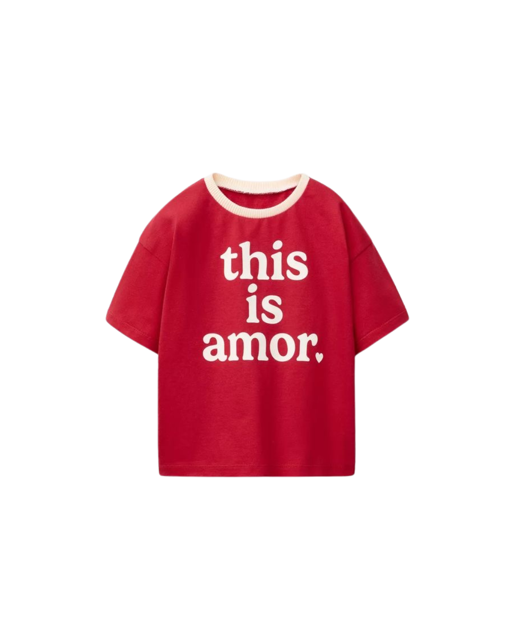 ZARA T-SHIRT À INSCRIPTION IMPRIMÉE
