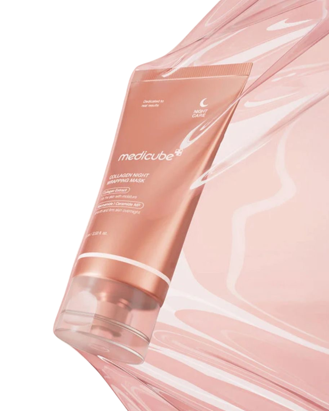 MEDICUBE - Masque enveloppant de nuit au collagène - 75ml