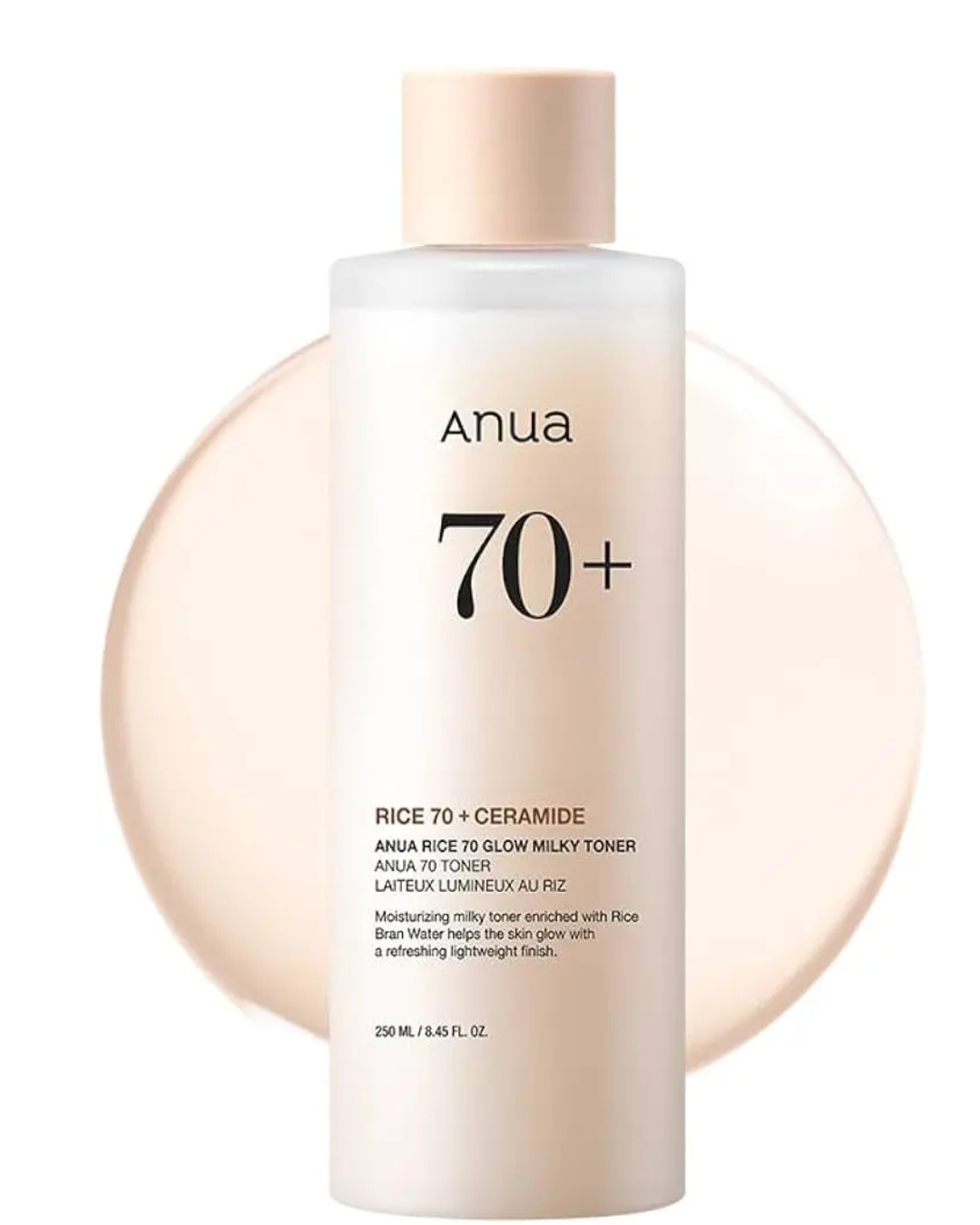 ANUA - Tonique laiteux Rice 70+ Glow - 250ml