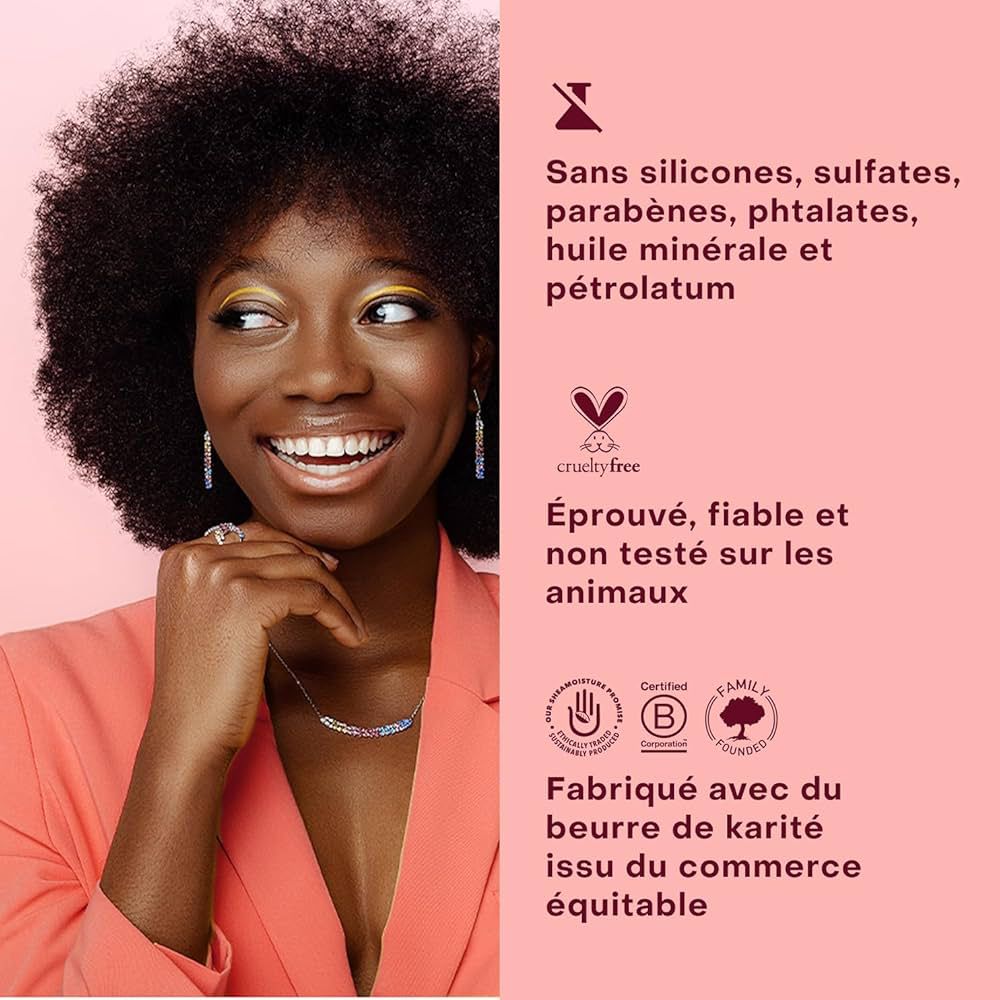 SheaMoisture Shampooing Noix de Coco & Hibiscus 384ml