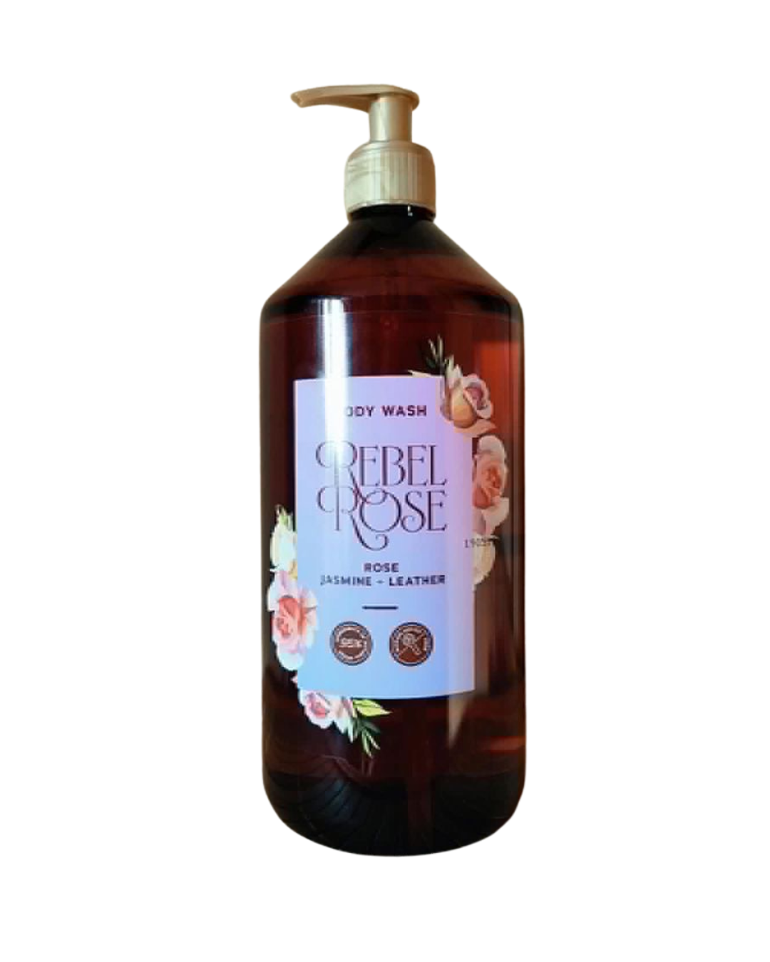 Gel douche à la Rose sauvage et au jasmin 1L - REBEL ROSE Body Wash (Rose, Jasmin & Leather)